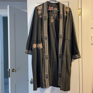 Johnny Was Marushka Knit Duster Coat